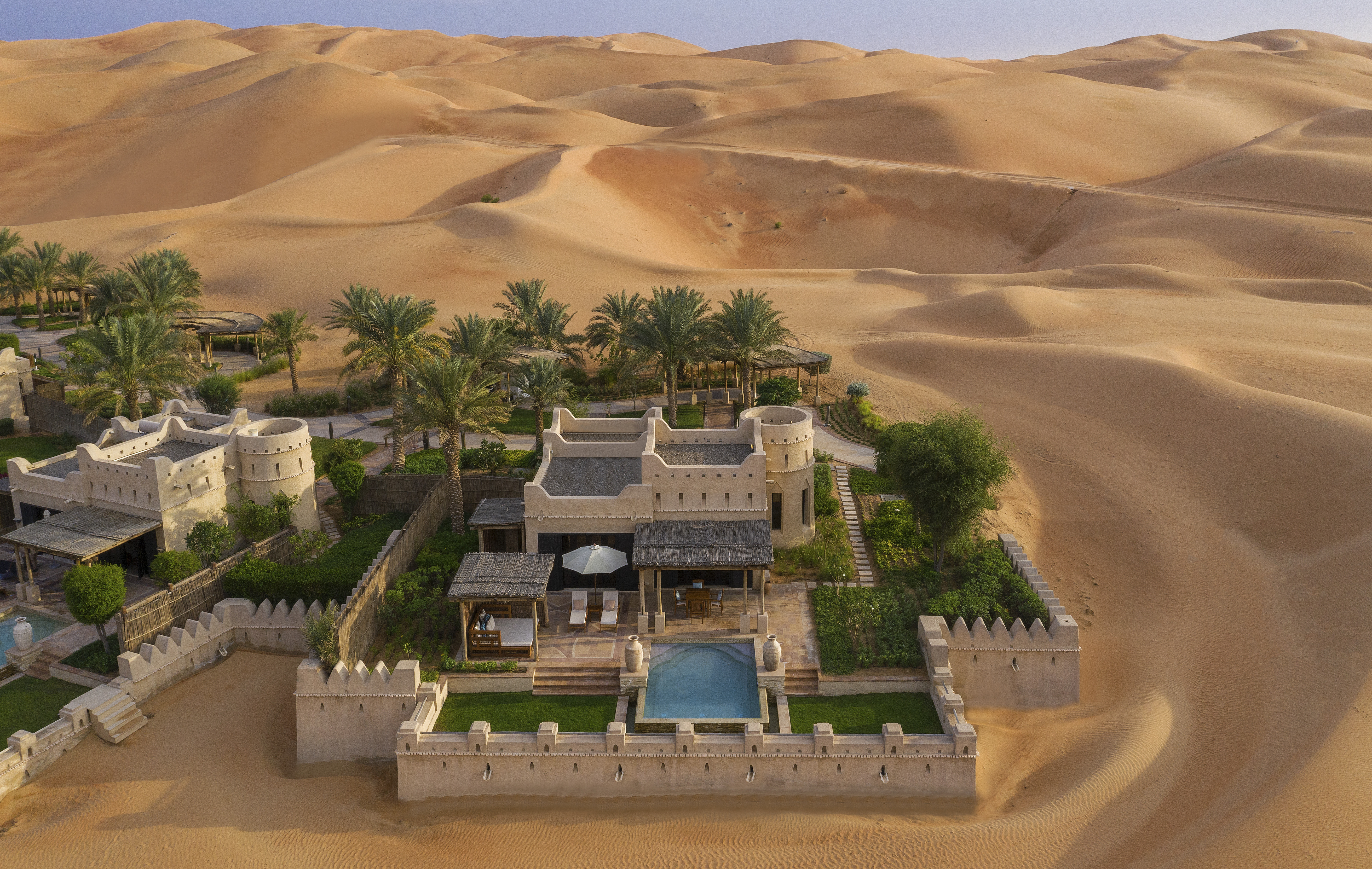 Royal Pavilion Desert Retreat_aerial